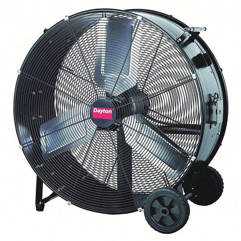 Dayton 39UK52 Barrel Fan, 24 In, Mobile Oscillating Air Circulator