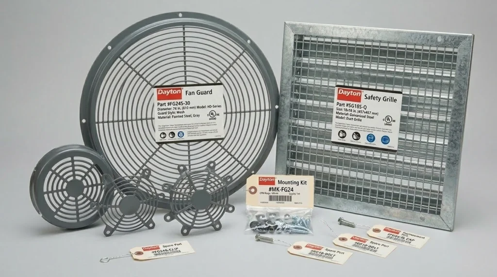 Dayton Fan Guards & Safety Grilles